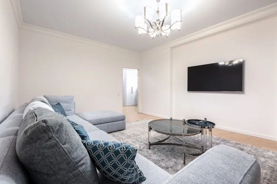 Bright modern living room